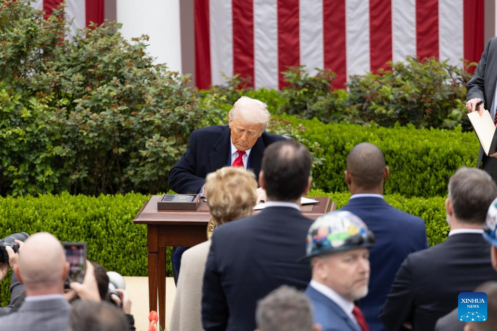 Trump signs executive order on 