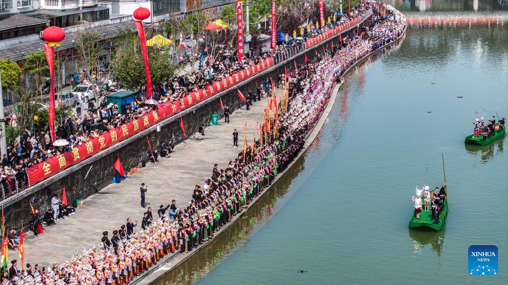Miao Sisters Festival celebrated in SW China's Guizhou