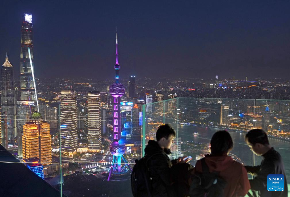 Observation deck atop Shanghai's White Magnolia Plaza opens to public