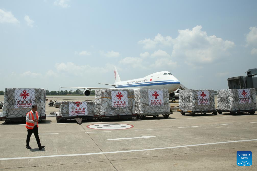 7th batch of emergency humanitarian aid supplies by Chinese gov't arrives in quake-hit Myanmar