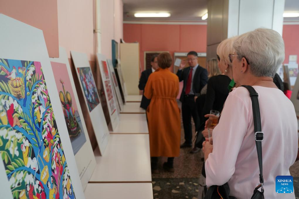 Chinese folk art exhibition opens in Sarajevo