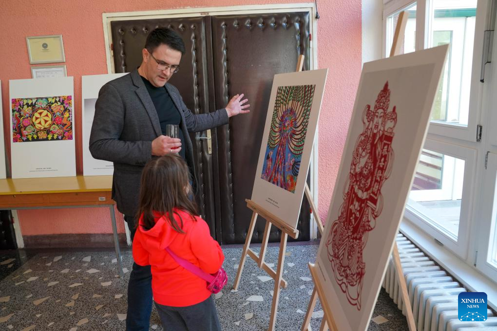 Chinese folk art exhibition opens in Sarajevo