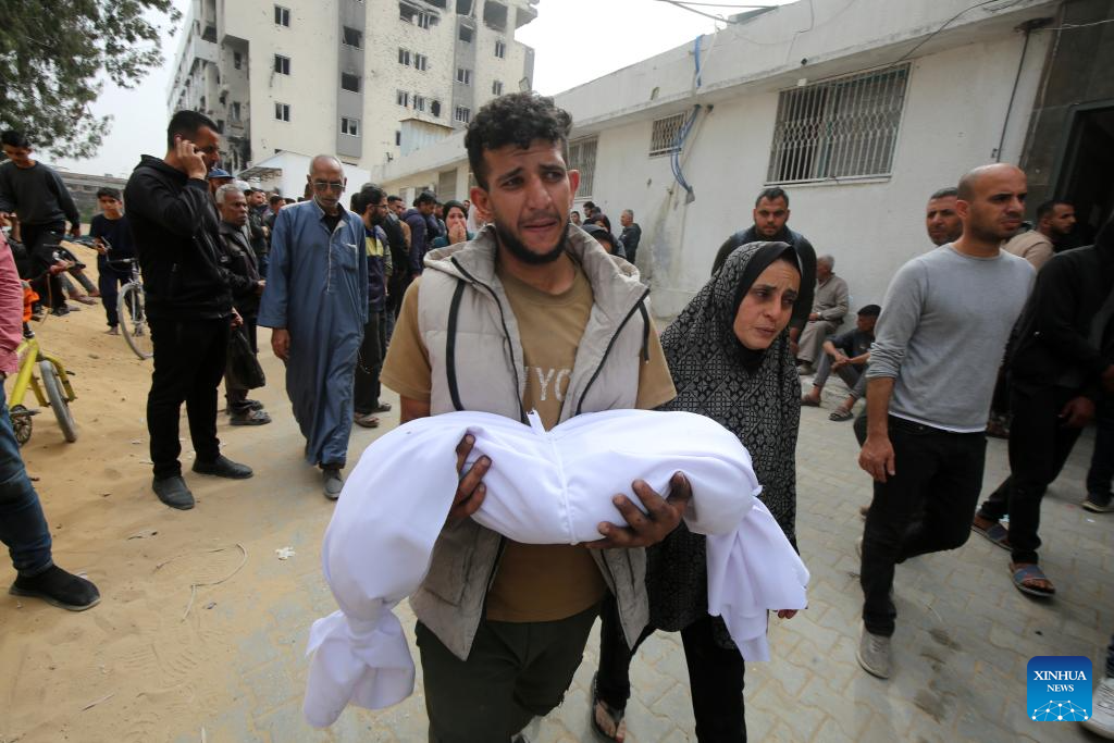 Victims killed in Israeli airstrike in Gaza City