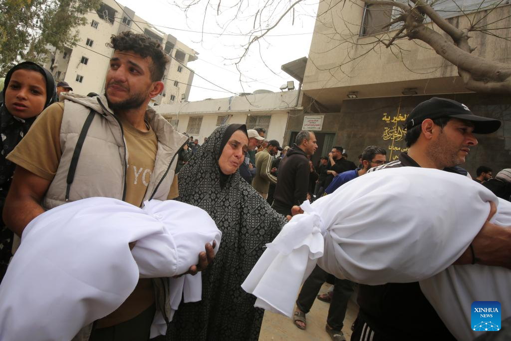 Victims killed in Israeli airstrike in Gaza City