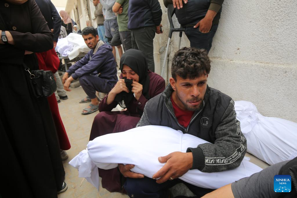 Victims killed in Israeli airstrike in Gaza City