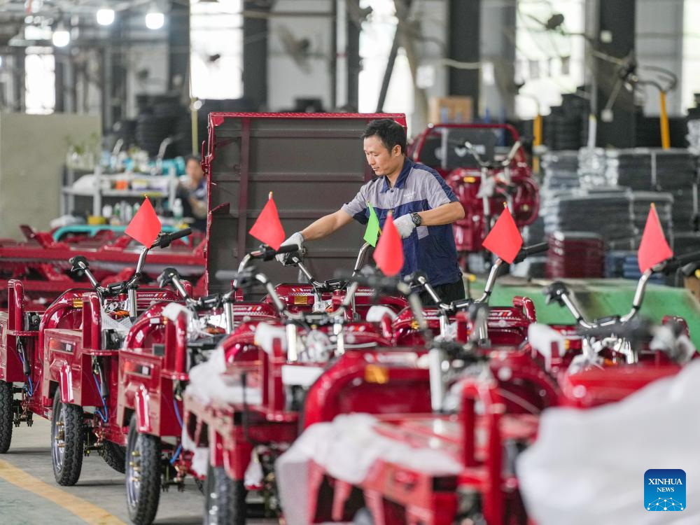 Tech-based SME in Sichuan sees export boom of electric tricycles