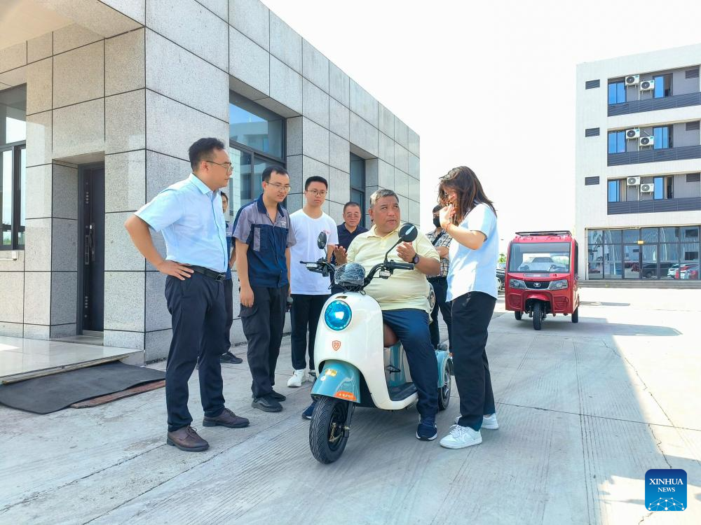 Tech-based SME in Sichuan sees export boom of electric tricycles