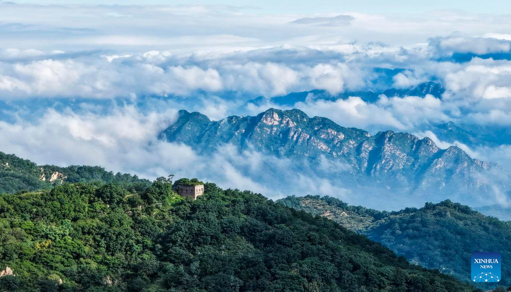 Scenery of Great Wall in Zunhua, China's Hebei