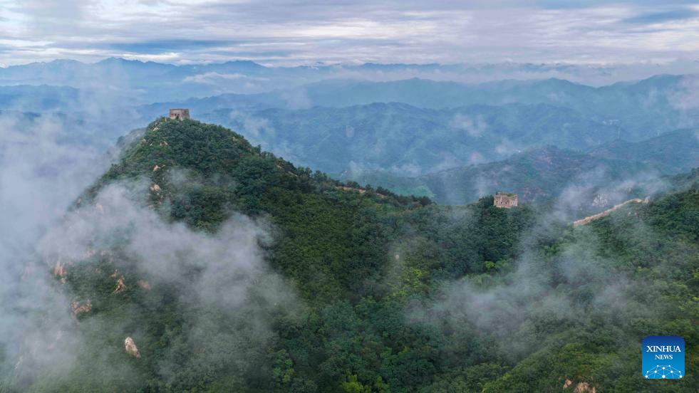 Scenery of Great Wall in Zunhua, China's Hebei