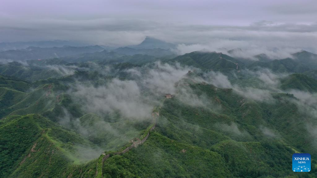 Scenery of Great Wall in Zunhua, China's Hebei