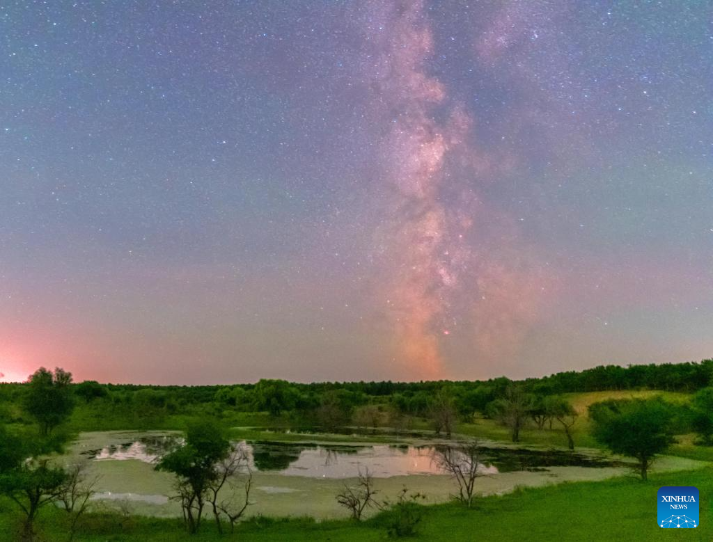 Milky Way spotted across sky in NE China's Heilongjiang