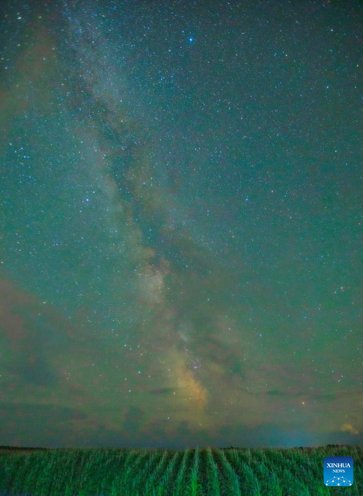 Milky Way spotted across sky in NE China's Heilongjiang