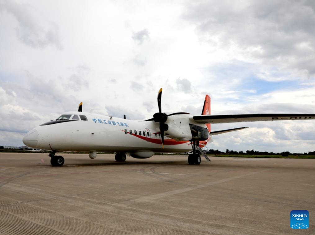 China's homegrown MA60 civil search and rescue aircraft completes first test flight