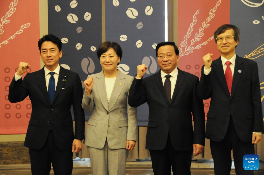 Agriculture ministers of China, S. Korea, Japan hold 4th trilateral meeting