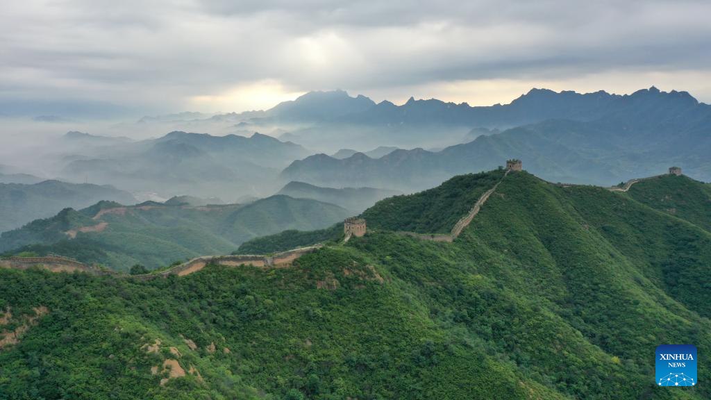 Scenery of Simatai section of Great Wall in Beijing