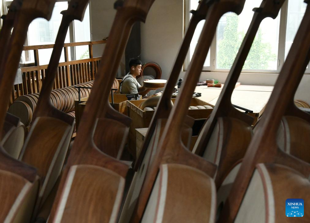 Musical instrument industry developed in Suning County, China's Hebei