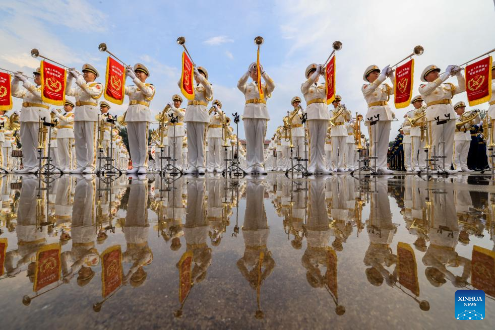 Participants busy preparing for upcoming V-Day military parade in Beijing