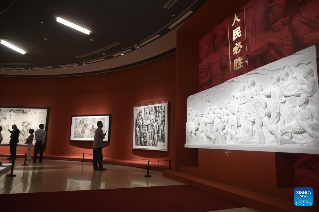 Exhibition marking 80th anniversary of victory against Japanese aggression, fascism launched in Beijing