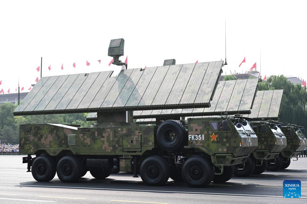 China's anti-UAV systems appear in V-Day parade