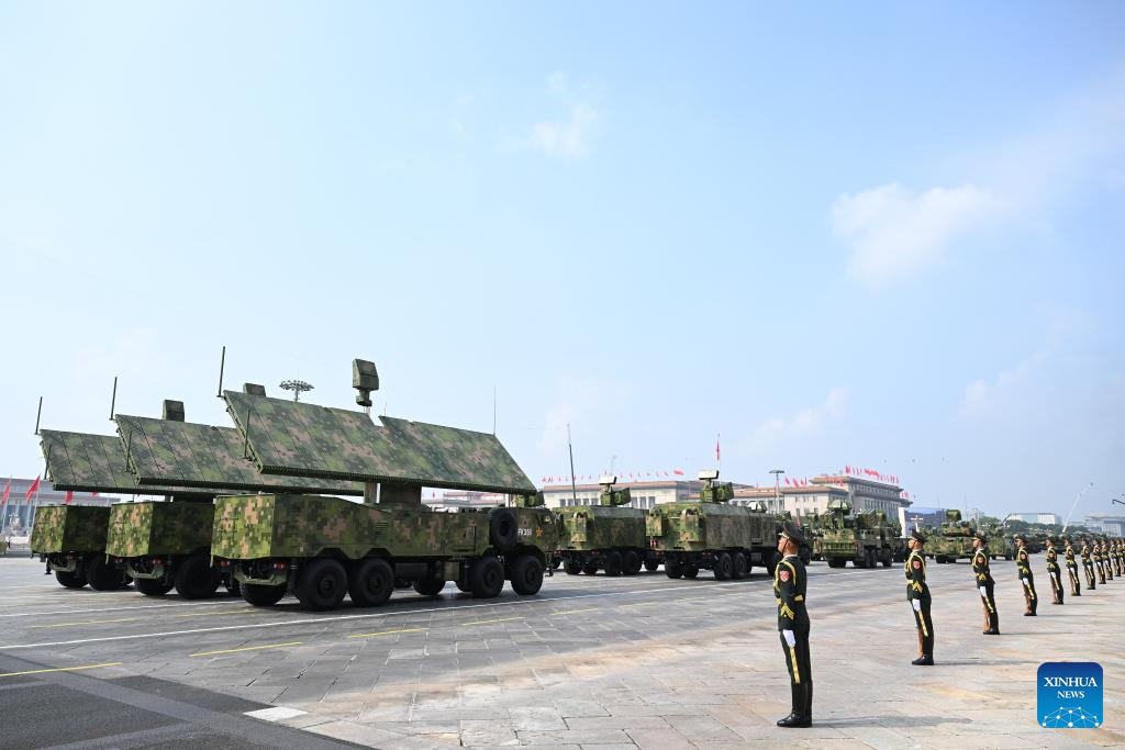 China's anti-UAV systems appear in V-Day parade