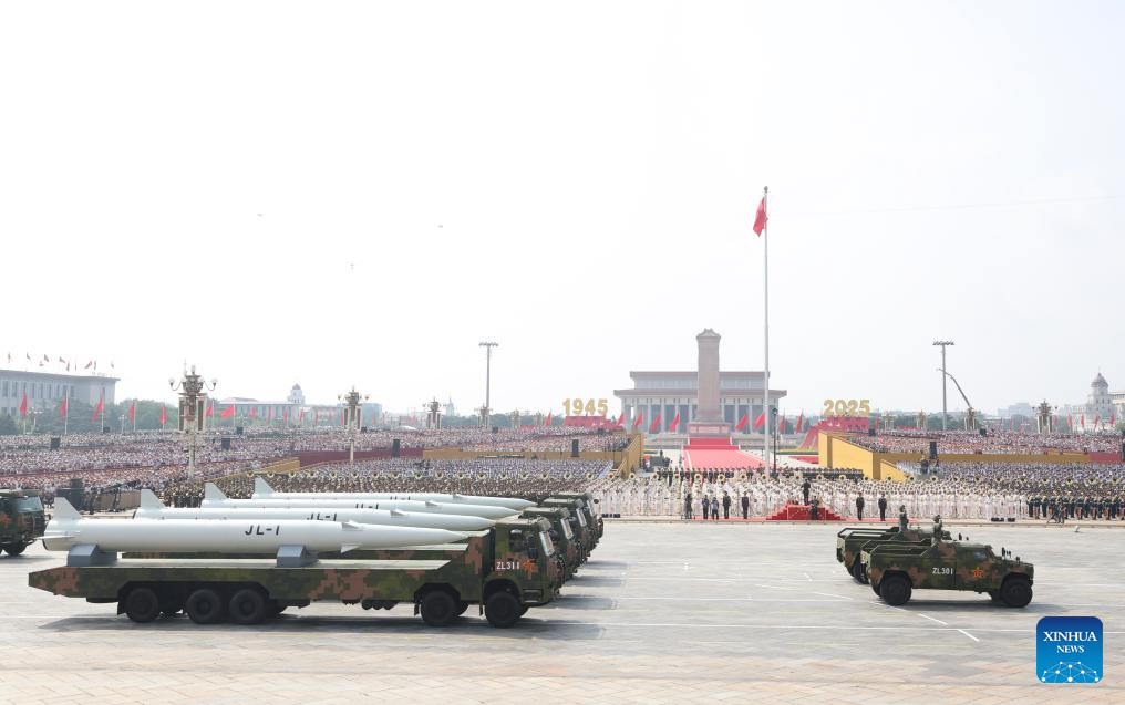 China unveils nuclear triad for first time in parade