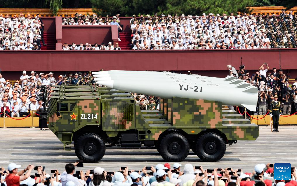 Highlights of China's V-Day parade