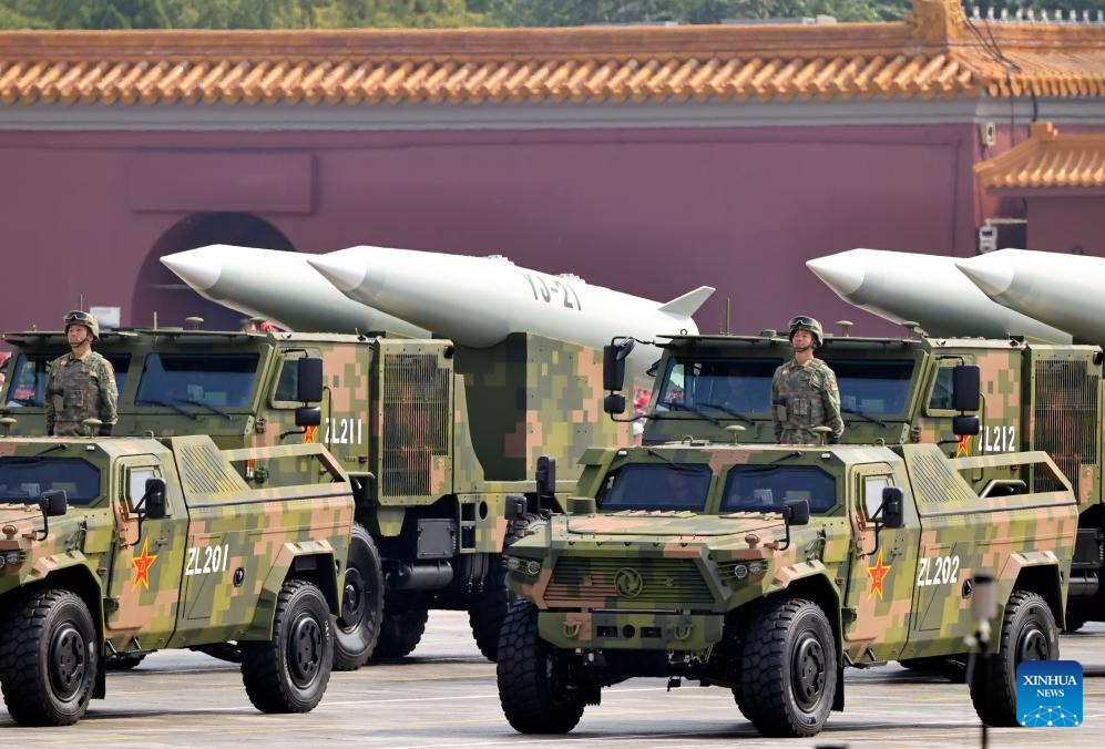 Highlights of China's V-Day parade