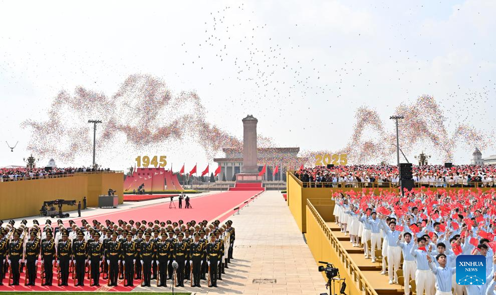 Highlights of China's V-Day parade