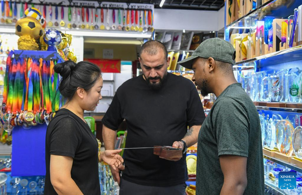 China's Yiwu sees surge in orders for sports products