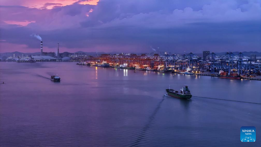 View of Qinzhou Port in China's Guangxi