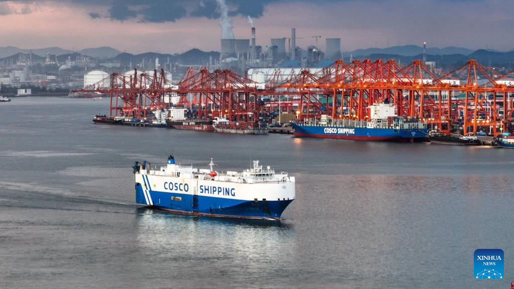 View of Qinzhou Port in China's Guangxi