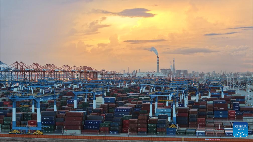 View of Qinzhou Port in China's Guangxi