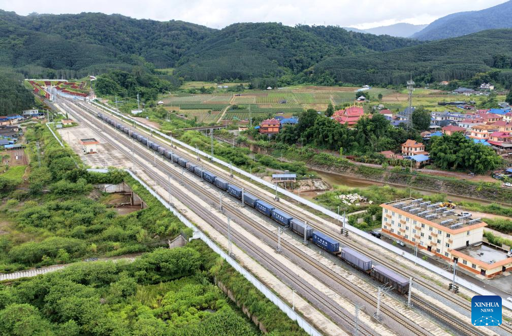 China-Laos railway handles over 67 mln tons of freight volume