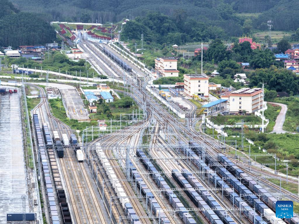 China-Laos railway handles over 67 mln tons of freight volume