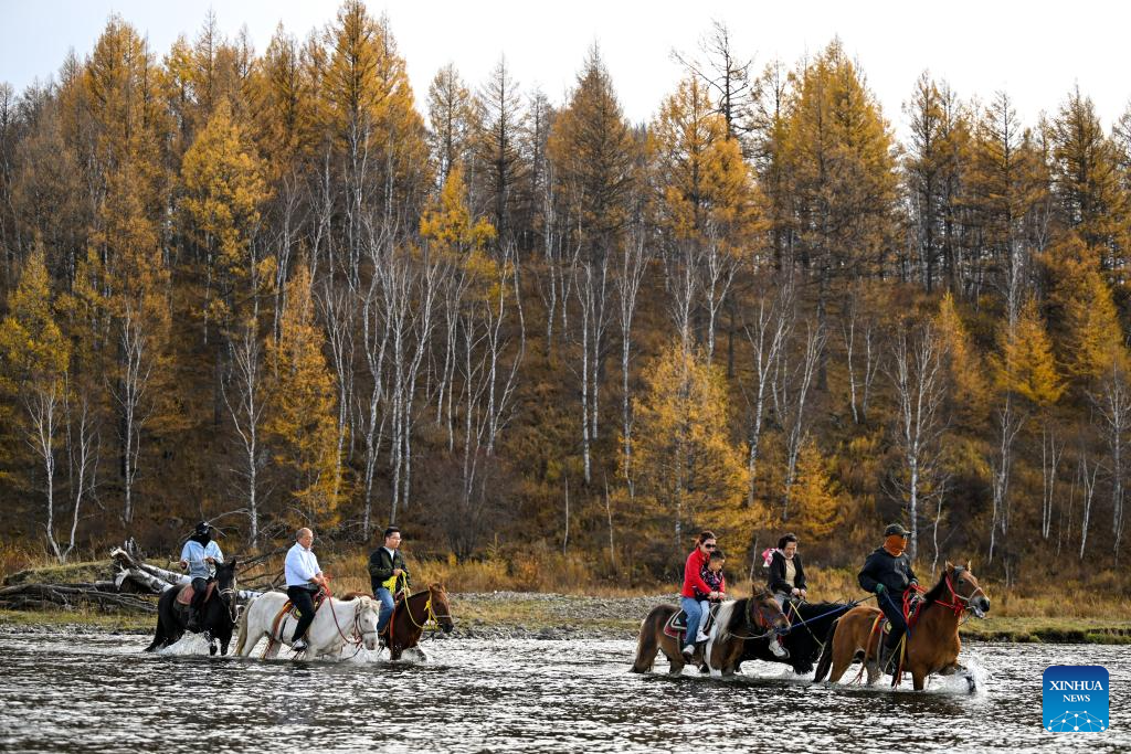 Stunning autumn scenery of Inner Mongolia, N China