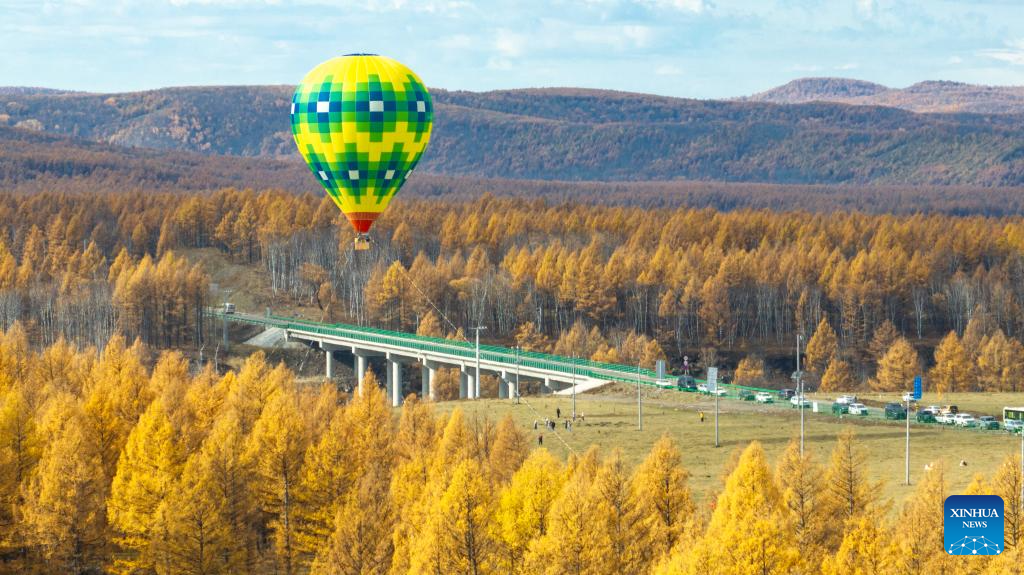 Stunning autumn scenery of Inner Mongolia, N China