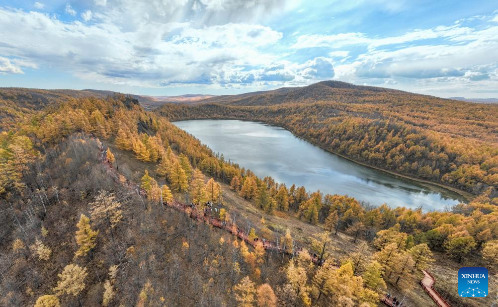 Stunning autumn scenery of Inner Mongolia, N China