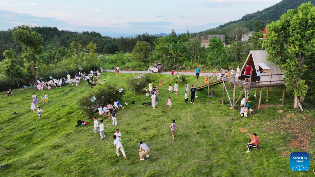 Feature: Chinese artist brings color to rural childhoods