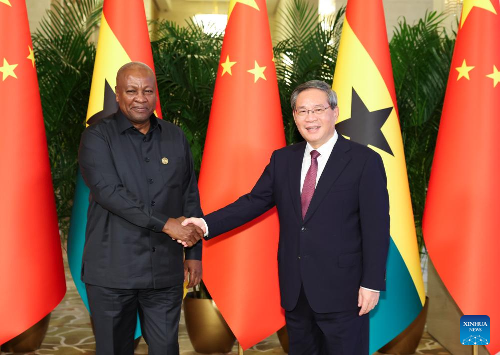 Chinese premier meets Ghanaian president