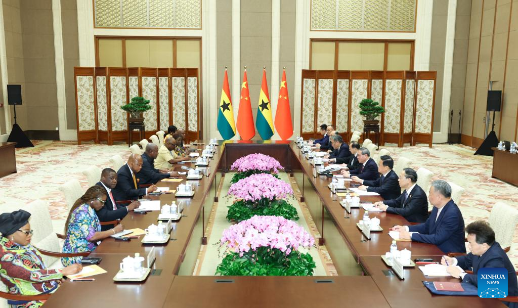 Chinese premier meets Ghanaian president