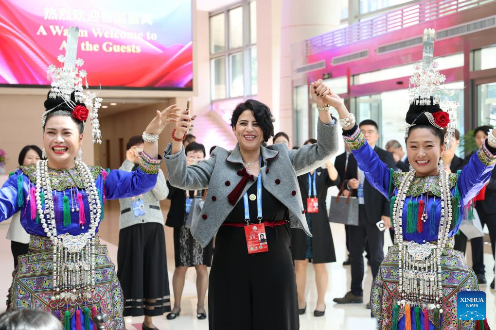In pics: exhibition showcasing China's progress in digital and intelligent empowerment for women and girls in Beijing
