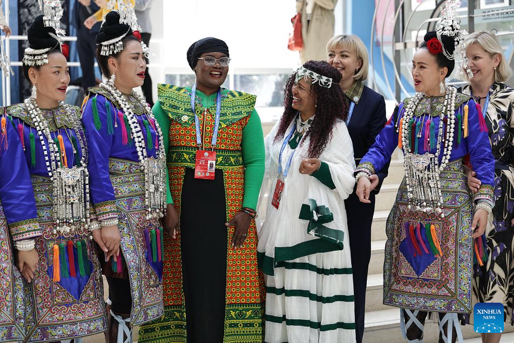 In pics: exhibition showcasing China's progress in digital and intelligent empowerment for women and girls in Beijing