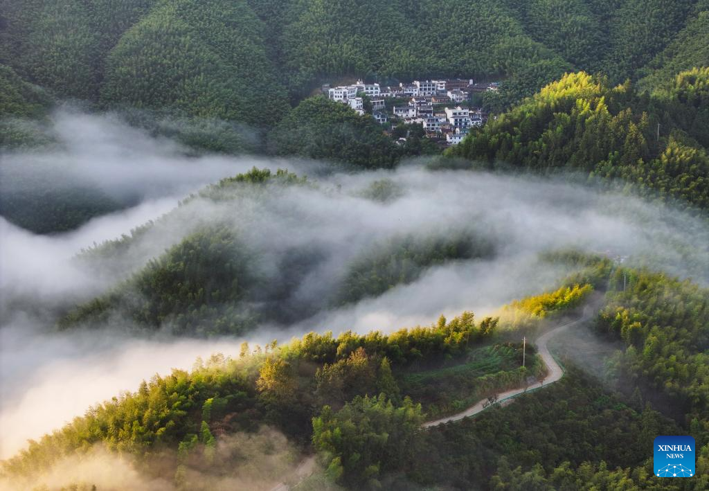 Scenery of Yixian County, China's Anhui