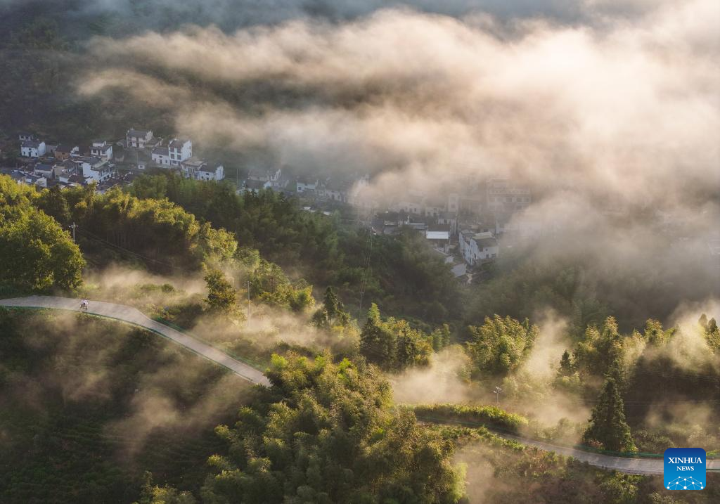 Scenery of Yixian County, China's Anhui