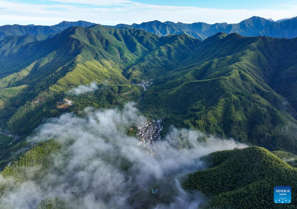 Scenery of Yixian County, China's Anhui
