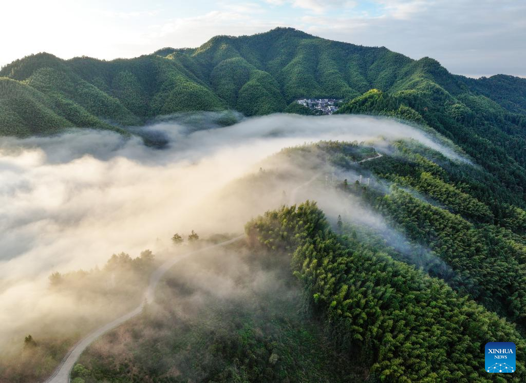 Scenery of Yixian County, China's Anhui