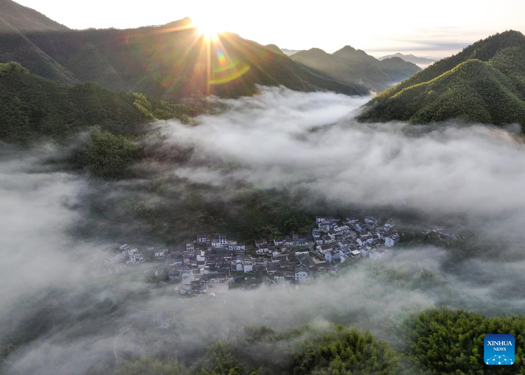 Scenery of Yixian County, China's Anhui