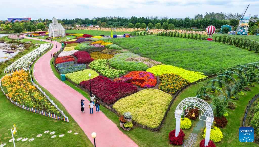 Golden autumn days draw people outdoors across China