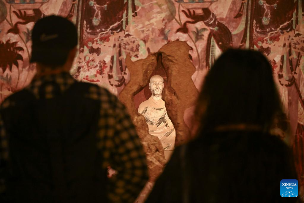 In pics: Preview of Dunhuang Culture and Art Public Benefit Exhibition in Shanghai