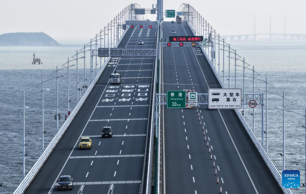 Hong Kong-Zhuhai-Macao Bridge handles over 93 million passenger trips in seven years